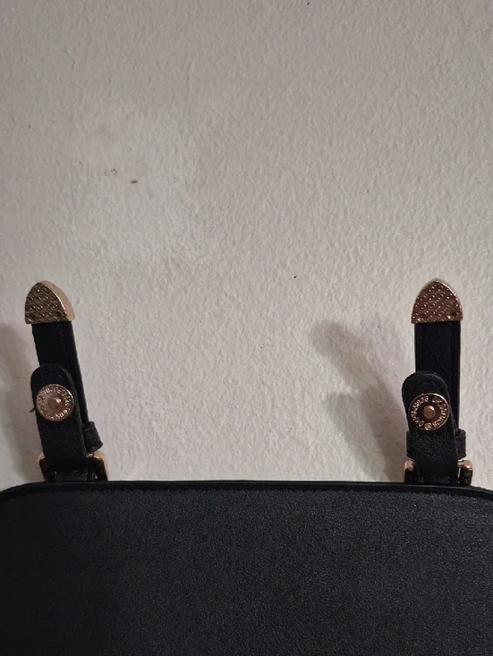 Women's Colorblock Backpack in Black and Blush - Picture 4 of 12